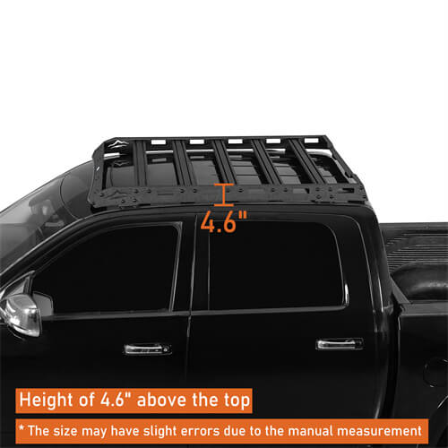 Load image into Gallery viewer, Ford F-150 & 2009-2018 Ram1500 Roof Rack Luggage Rack 4x4 Truck Parts - Hooke Road b9909s 7