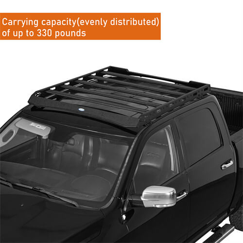Load image into Gallery viewer, Ford F-150 & 2009-2018 Ram1500 Roof Rack Luggage Rack 4x4 Truck Parts - Hooke Road b9909s 9