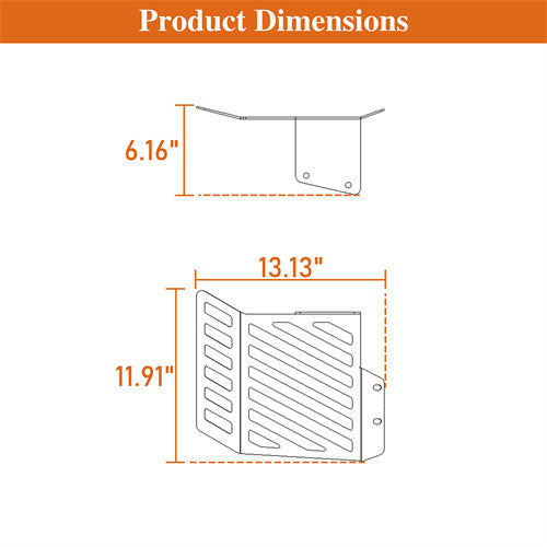 Load image into Gallery viewer, Radiator Guard Protection Plate Kit for 2008-2010 Porsche Cayenne 957 Hooke Road b7205s 5