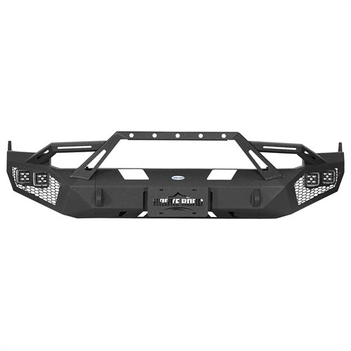 Load image into Gallery viewer, Hooke Road Ram 1500 Front Bumper with Winch Plate & 4 × LED Lights for 2009-2012 Ram 1500 b6203 15