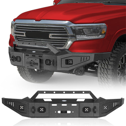 Hooke Road  2019-2024 Ram 1500 Full Width Front Bumper, Excluding EcoDiesel, Rebel & TRX, 2019-2024 Ram 1500 Classic Models b6035 1