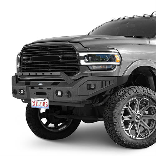 Load image into Gallery viewer, Hooke Road Aftermarket Full Width Front Bumper 4x4 Truck Parts For 2019-2023 Ram 2500 b6305 4