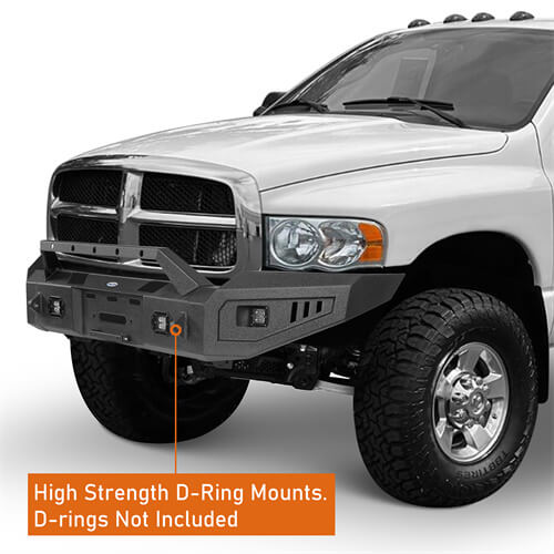 Load image into Gallery viewer, Hooke Road 2003-2005 Ram 2500 Front Bumper w/Winch Plate Ram 2500 Accessories b6465 8