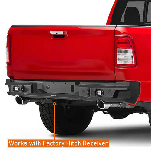 Load image into Gallery viewer, 2019-2023 Ram 1500 Offroad Aftermarket Rear Bumper 4x4 Parts- HookeRoad b6034 14