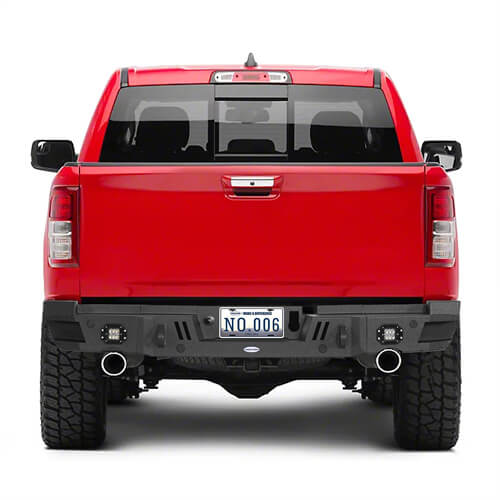 Load image into Gallery viewer, 2019-2023 Ram Offroad Aftermarket Rear Bumper w/LED Spotlights - Hooke Road b6033 4