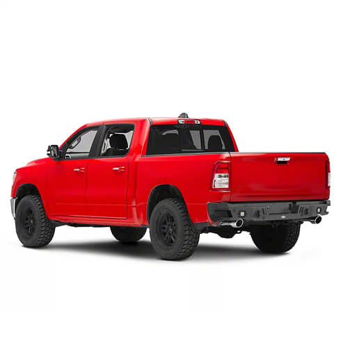 Load image into Gallery viewer, 2019-2023 Ram Offroad Aftermarket Rear Bumper w/LED Spotlights - Hooke Road b6033 7