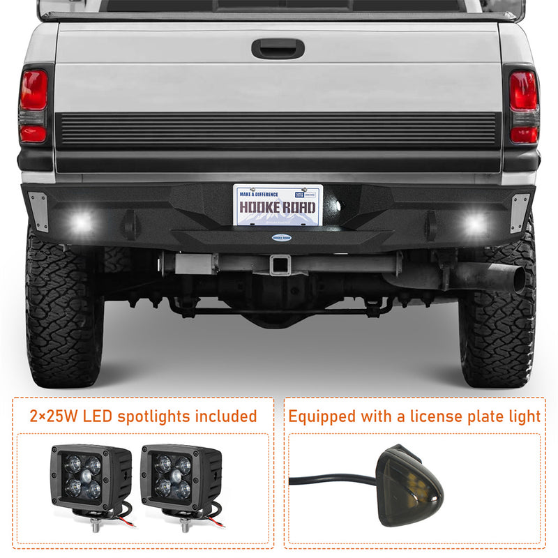 Load image into Gallery viewer, 94-01 Ram 1500 & 94-02 Ram 2500 3500 Rear Bumper Hooke Road b6444 6