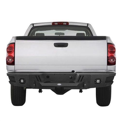 Hooke Road Ram Rear Bumper with license plate floodlight for 2006-2008 Ram 1500 BXG6504 2