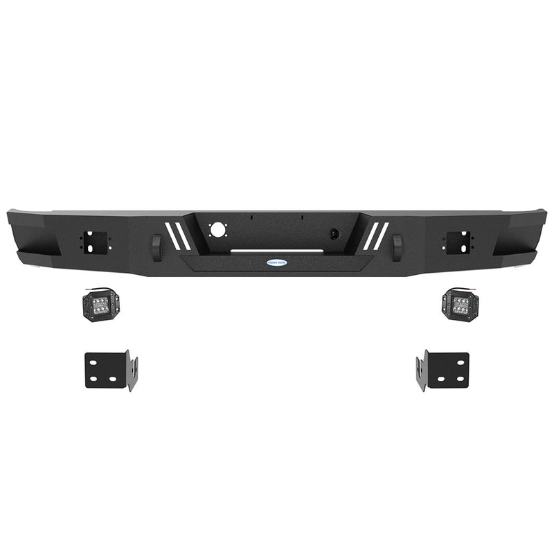 Load image into Gallery viewer, Hooke Road Ram Rear Bumper with license plate floodlight for 2006-2008 Ram 1500 BXG6504 4