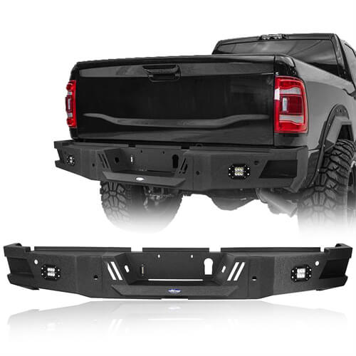 HookeRoad Dodge Ram 2500 Rear Bumper for 2019-2023 Ram 2500 b6304 2