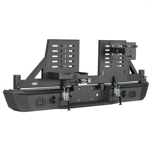 Load image into Gallery viewer, Hooke Road Rear Bumper with Tire Rack for 1992-1999 Chevy Suburban Tahoe GMC Yukon b7232abs 4