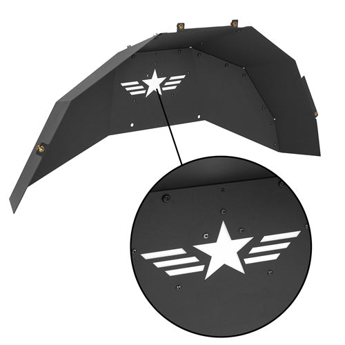 Load image into Gallery viewer, Hooke Road Jeep Rear Fender Liners Replacement for 2018-2024 Jeep Wrangler JL b3040s 7