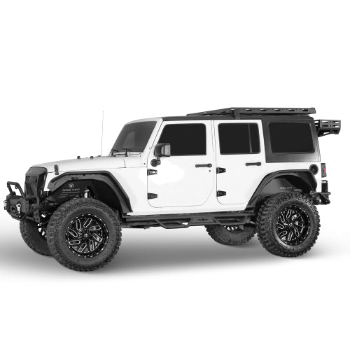 Load image into Gallery viewer, Hooke Road Jeep Wrangler JK Aluminum Rear Inner Fender Liners for 2007-2018 Jeep Wrangler JK b2114s 4