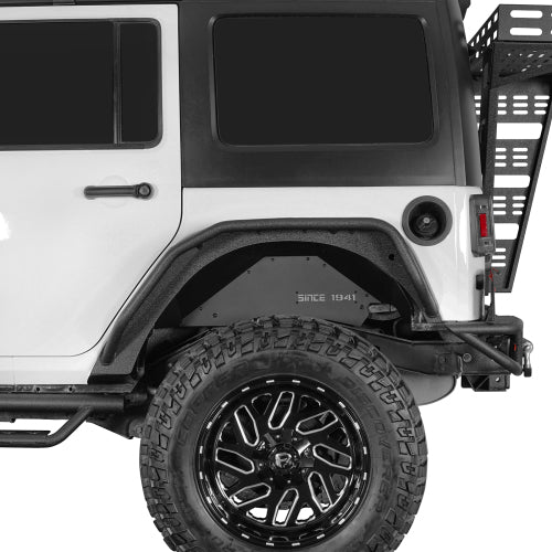 Load image into Gallery viewer, Hooke Road Jeep Wrangler JK Aluminum Rear Inner Fender Liners for 2007-2018 Jeep Wrangler JK b2114s 5