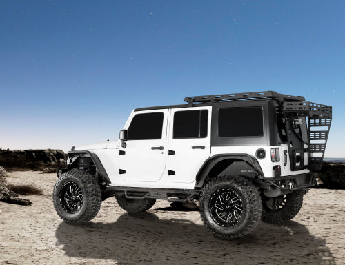 Load image into Gallery viewer, Hooke Road Jeep Wrangler JK Aluminum Rear Inner Fender Liners for 2007-2018 Jeep Wrangler JK b2114s 6