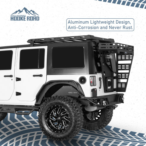 Load image into Gallery viewer, Hooke Road Jeep Wrangler JK Aluminum Rear Inner Fender Liners for 2007-2018 Jeep Wrangler JK b2114s 7