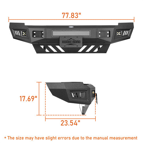 Load image into Gallery viewer, Hooke Road Replacement Dodge Ram Front Bumper for 2010-2018 Ram 2500 3500 b6405 8