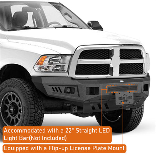 Load image into Gallery viewer, Hooke Road Replacement Dodge Ram Front Bumper for 2010-2018 Ram 2500 3500 b6405 9
