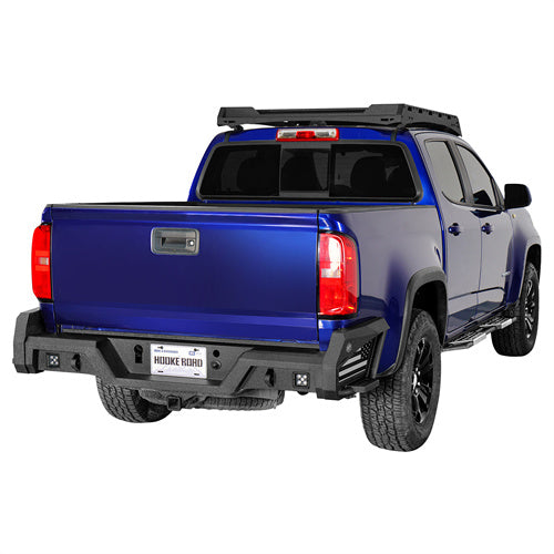 Load image into Gallery viewer, Hooke Road Replacement Rear Bumper with Bedside Slider Steps for 2015-2022 Chevy Colorado & GMC Canyon, Excluding ZR2 Models b9108s 3