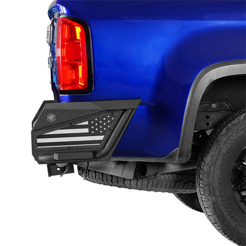Load image into Gallery viewer, Hooke Road Replacement Rear Bumper with Bedside Slider Steps for 2015-2022 Chevy Colorado & GMC Canyon, Excluding ZR2 Models b9108s 4