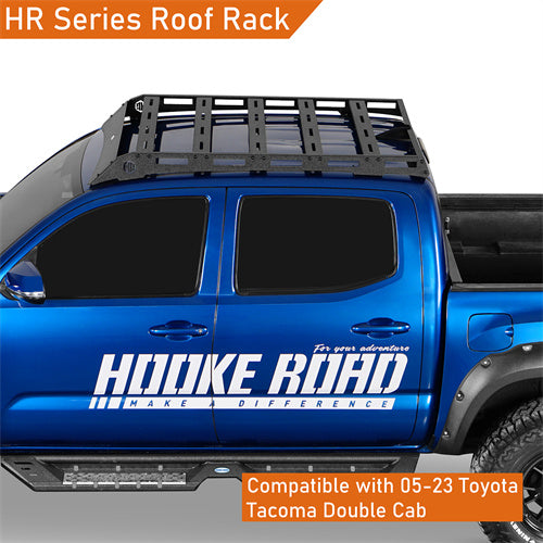 Load image into Gallery viewer, Hooke Road Roof Rack Top Carrier for 2005-2023 Toyota Tacoma Double Cab b4224s 10