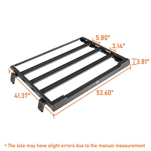 Load image into Gallery viewer, 2018-2024 Jeep Wrangler JL Roof Rack Luggage Rack 4x4 Jeep Parts - Hooke Road b3057s 19