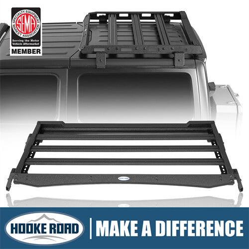 Load image into Gallery viewer, 2018-2024 Jeep Wrangler JL Roof Rack Luggage Rack 4x4 Jeep Parts - Hooke Road b3057s 1