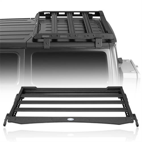 Load image into Gallery viewer, 2018-2024 Jeep Wrangler JL Roof Rack Luggage Rack 4x4 Jeep Parts - Hooke Road b3057s 2