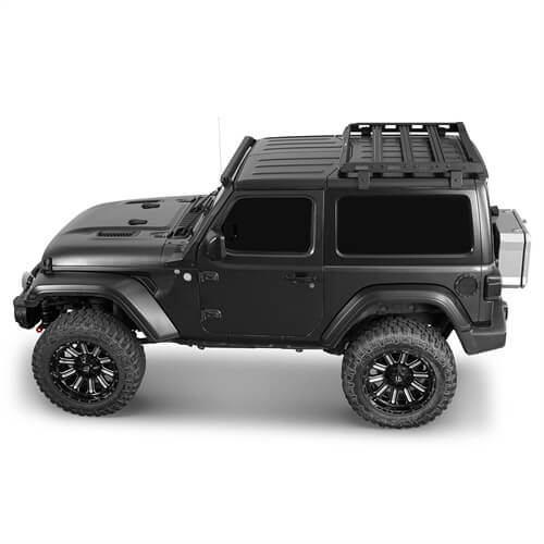 Load image into Gallery viewer, 2018-2024 Jeep Wrangler JL Roof Rack Luggage Rack 4x4 Jeep Parts - Hooke Road b3057s 3