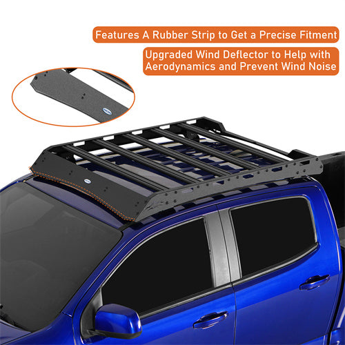 Load image into Gallery viewer, Hooke Road Rooftop Cargo Carrier for 2015-2022 Chevy Colorado GMC Canyon Crew Cab b9100s 12