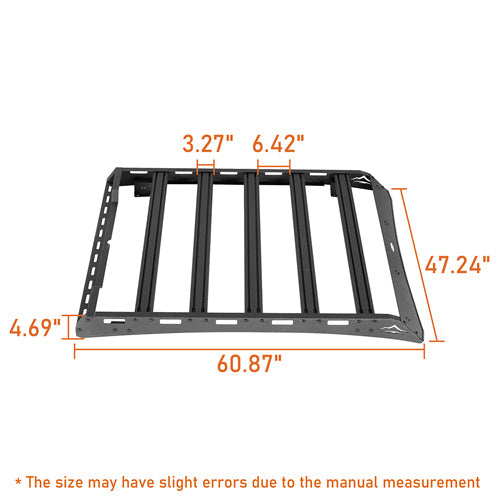 Load image into Gallery viewer, Hooke Road Rooftop Cargo Carrier for 2015-2022 Chevy Colorado GMC Canyon Crew Cab b9100s 8