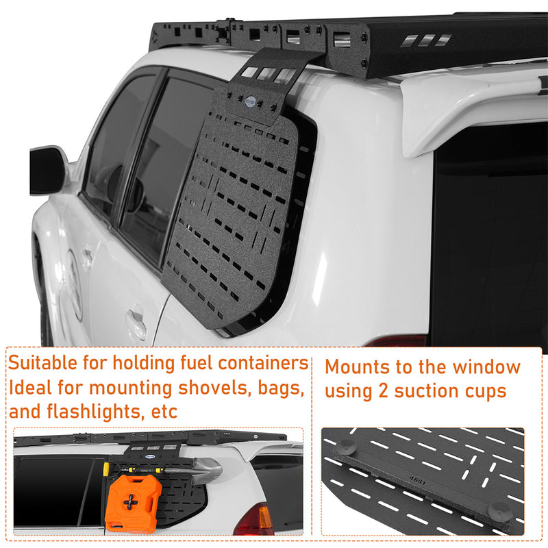 Load image into Gallery viewer, Hooke Road Roof Rack Side Storage Molle Panel for 2003-2009 Lexus GX470 b4651s 6