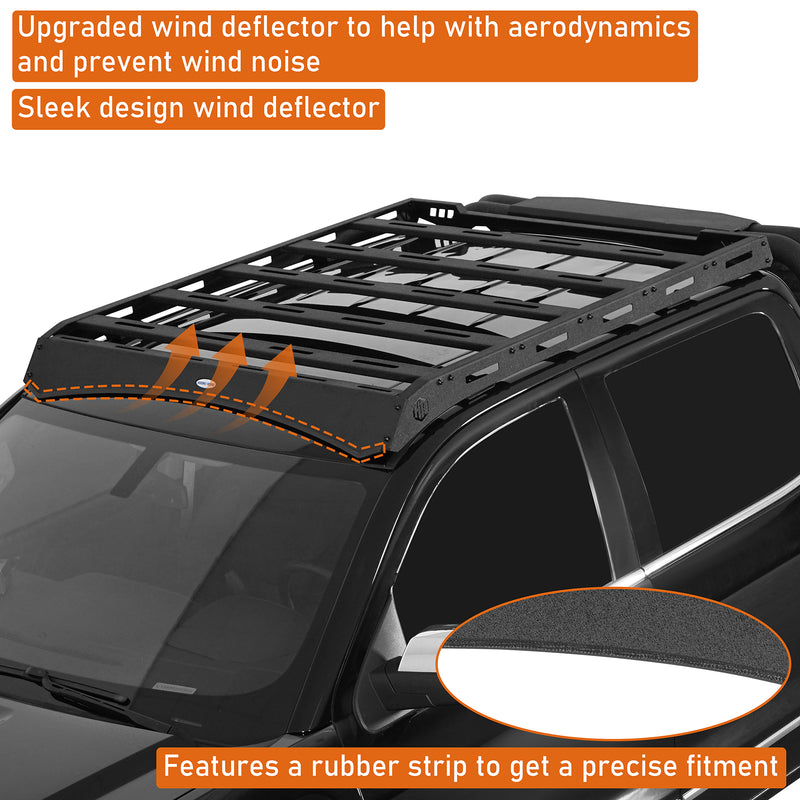Load image into Gallery viewer, Hooke Road Roof Rack for 2014-2018 GMC Sierra 1500 Crew Cab b9467 6