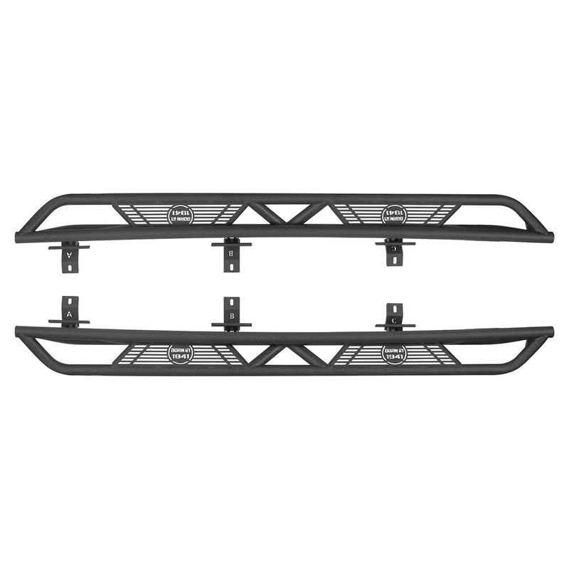 Load image into Gallery viewer, HookeRoad Jeep JT Running Boards Side Steps Nerf Bars for 2020-2023 Jeep Gladiator b7000s 7