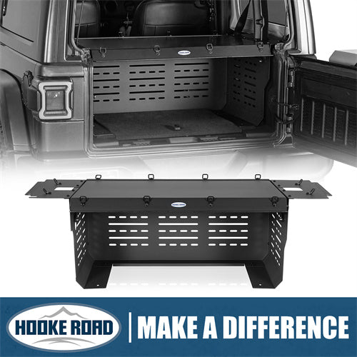 Load image into Gallery viewer, Hooke Road Security Deck Enclosure for 2018-2023 Jeep Wrangler JL 2-Door b3069s 13