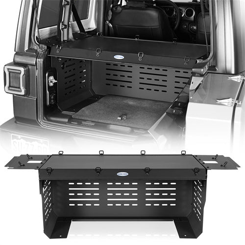 Load image into Gallery viewer, Hooke Road Security Deck Enclosure for 2018-2023 Jeep Wrangler JL 2-Door b3069s 1