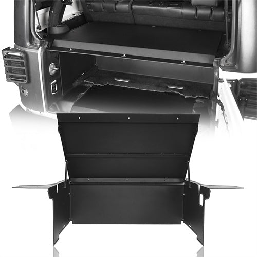 Load image into Gallery viewer, Hooke Road Security Deck Enclosure Interior Cargo Platform for 2015-2018 Jeep Wrangler JK 4-Door mmr20057 1