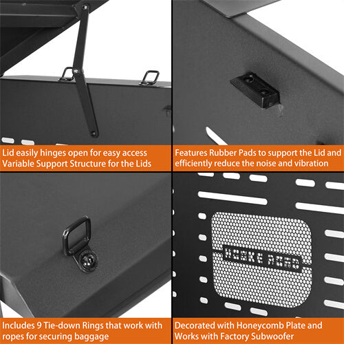 Load image into Gallery viewer, Security Deck Enclosure Trunk Luggage Storage For 21-23 Ford Bronco 4x4 Parts - Hooke Road b8925s 10