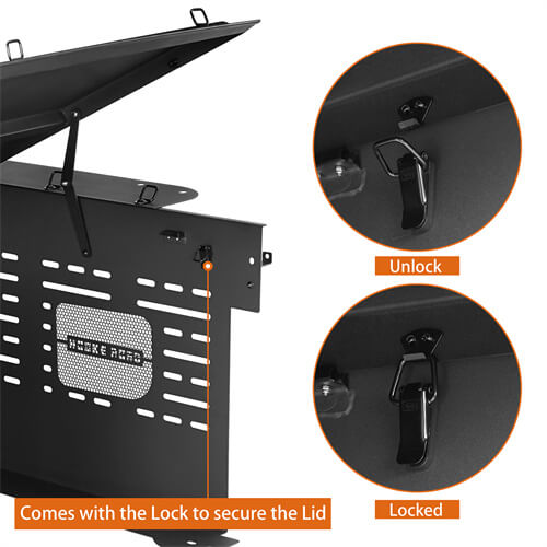 Load image into Gallery viewer, Security Deck Enclosure Trunk Luggage Storage For 21-23 Ford Bronco 4x4 Parts - Hooke Road b8925s 11