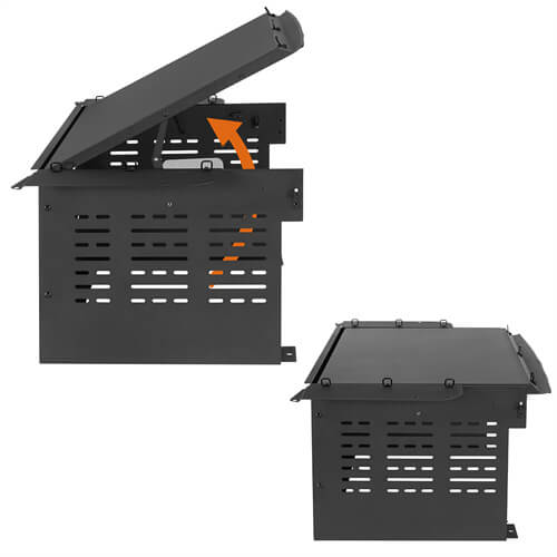 Load image into Gallery viewer, Security Deck Enclosure Trunk Luggage Storage For 21-23 Ford Bronco 4x4 Parts - Hooke Road b8925s 19