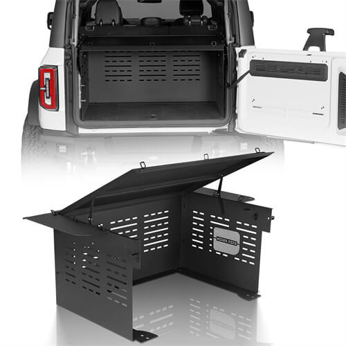 Security Deck Enclosure Trunk Luggage Storage For 21-23 Ford Bronco 4x4 Parts - Hooke Road b8925s 2