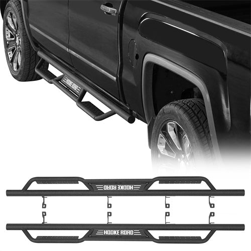 Load image into Gallery viewer, Hooke Road Side Steps for 2007-2019 Chevy Silverado & GMC Sierra Crew Cab b9464 1