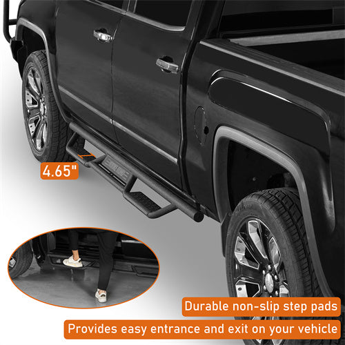 Load image into Gallery viewer, Hooke Road Side Steps for 2007-2019 Chevy Silverado & GMC Sierra Crew Cab b9464 6