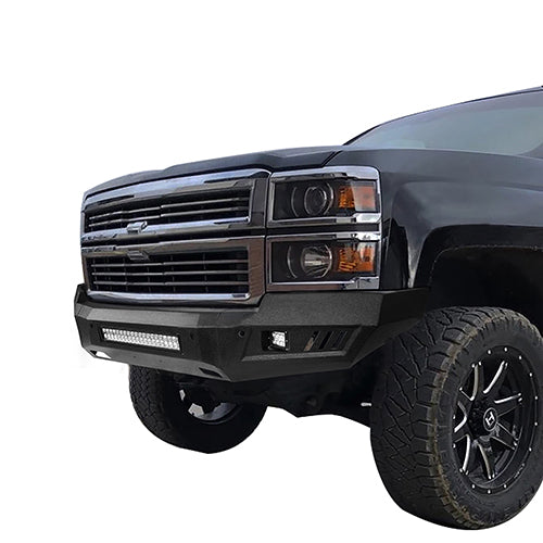 Load image into Gallery viewer, HookeRoad Chevrolet Silverado Front & Rear Bumper for Chevy Silverado 1500 HookeRoad HE.9022+9025 4