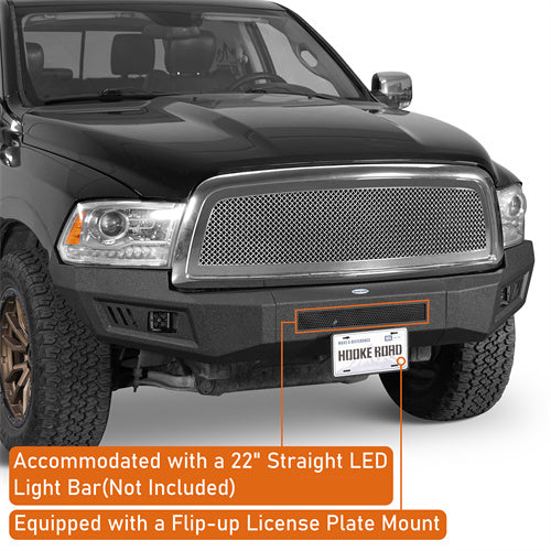 Load image into Gallery viewer, Steel Front Bumper for 2009-2012 Ram 1500 - Hooke Road b6204 10