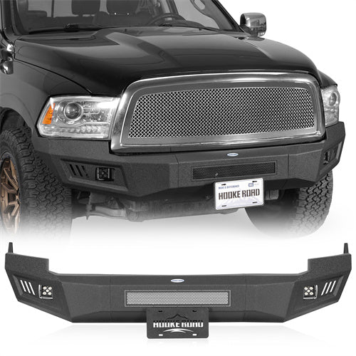 Steel Front Bumper for 2009-2012 Ram 1500 - Hooke Road b6204 1