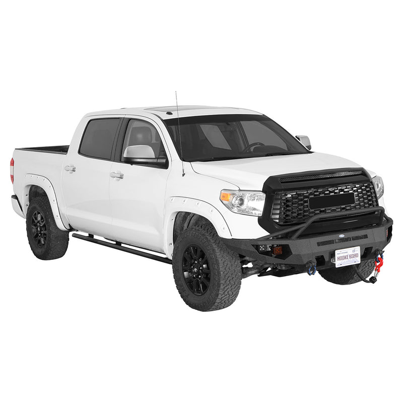 Load image into Gallery viewer, Hooke Road Steel Front Bumper with Winch Plate for 2014-2021 Toyota Tundra b5013s 3