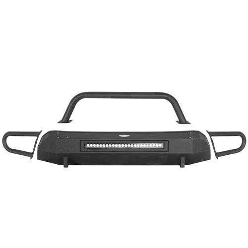 Load image into Gallery viewer, Hooke Road Steel Front Bumper w/ 72W LED Spotlight Bar 2016-2023 Toyota Tacoma b4235 3