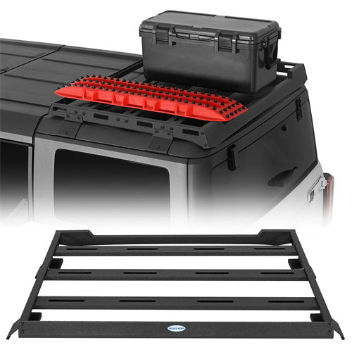 Load image into Gallery viewer, Steel Half Roof Rack for 2021-2025 Ford Bronco 4 Doors Hardtop Hooke Road b8937s 1