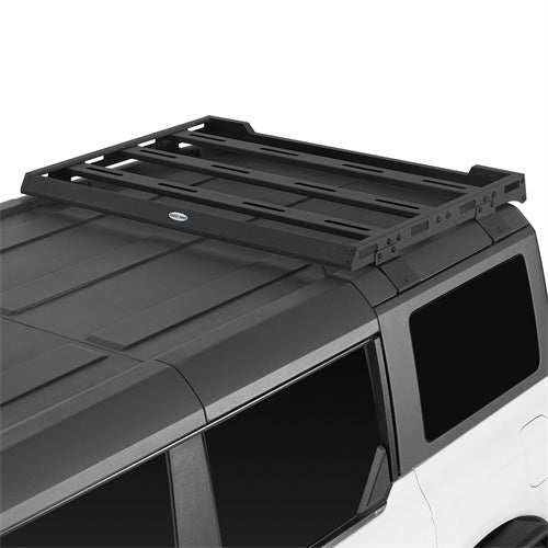 Load image into Gallery viewer, Steel Half Roof Rack for 2021-2025 Ford Bronco 4 Doors Hardtop Hooke Road b8937s 2